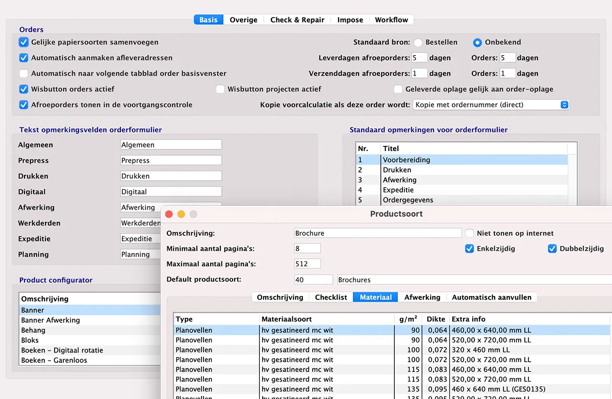 Productconfigurator in MultiPress