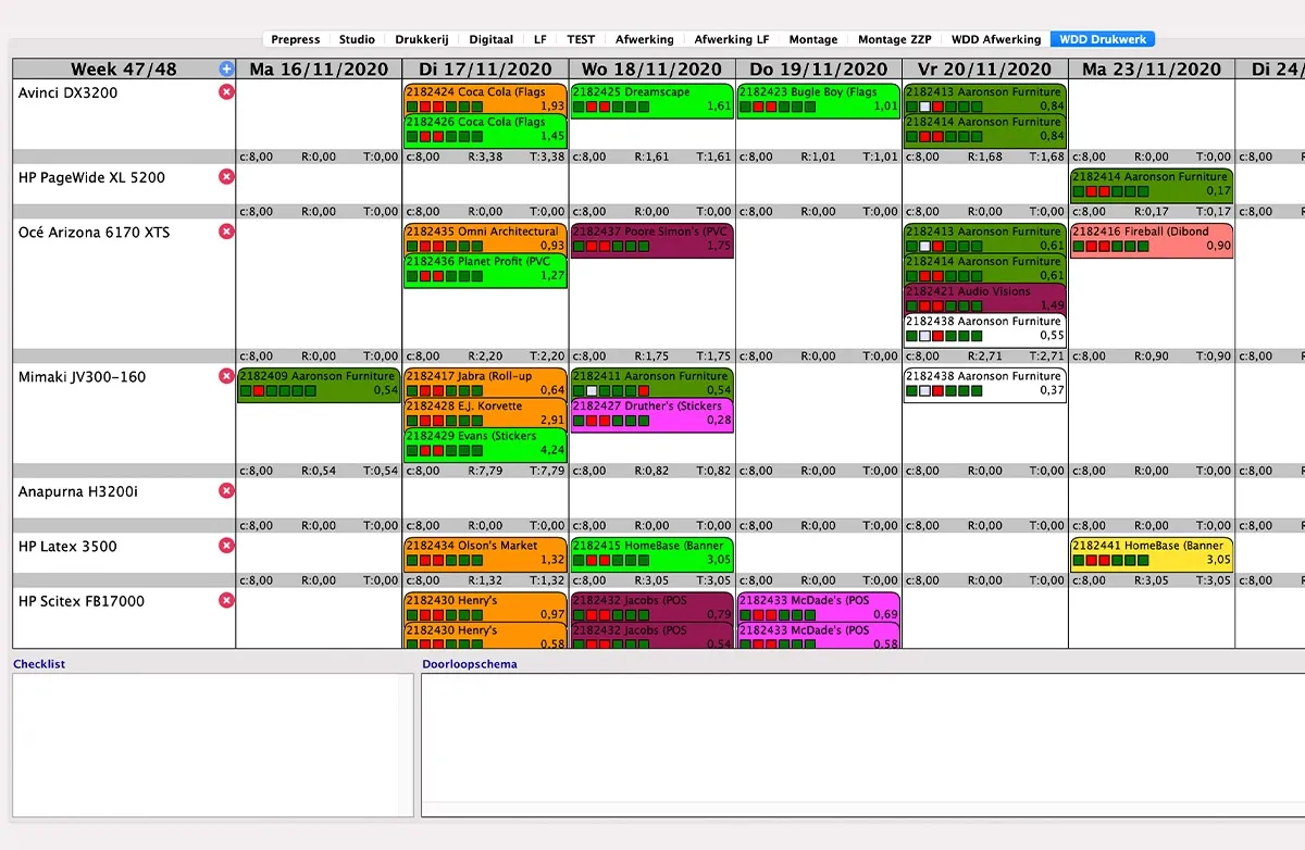 Planning Werkderden