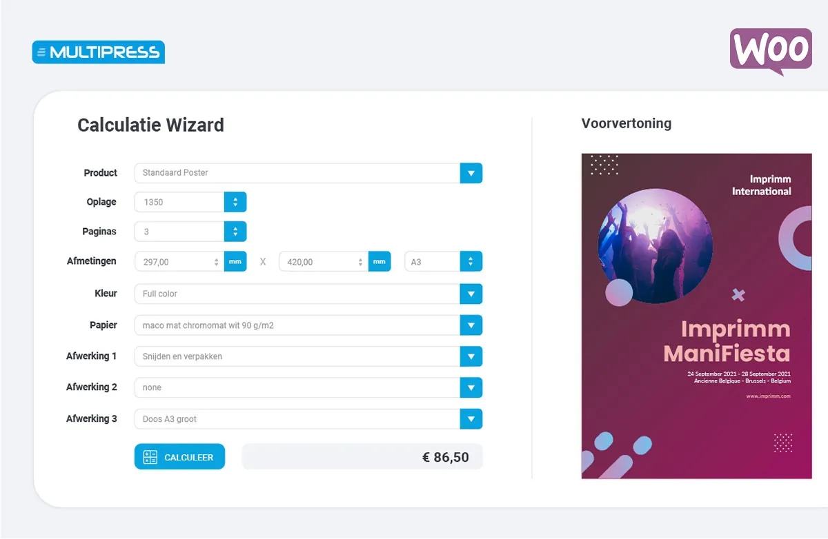 MultiPress WooCommerce Integratie