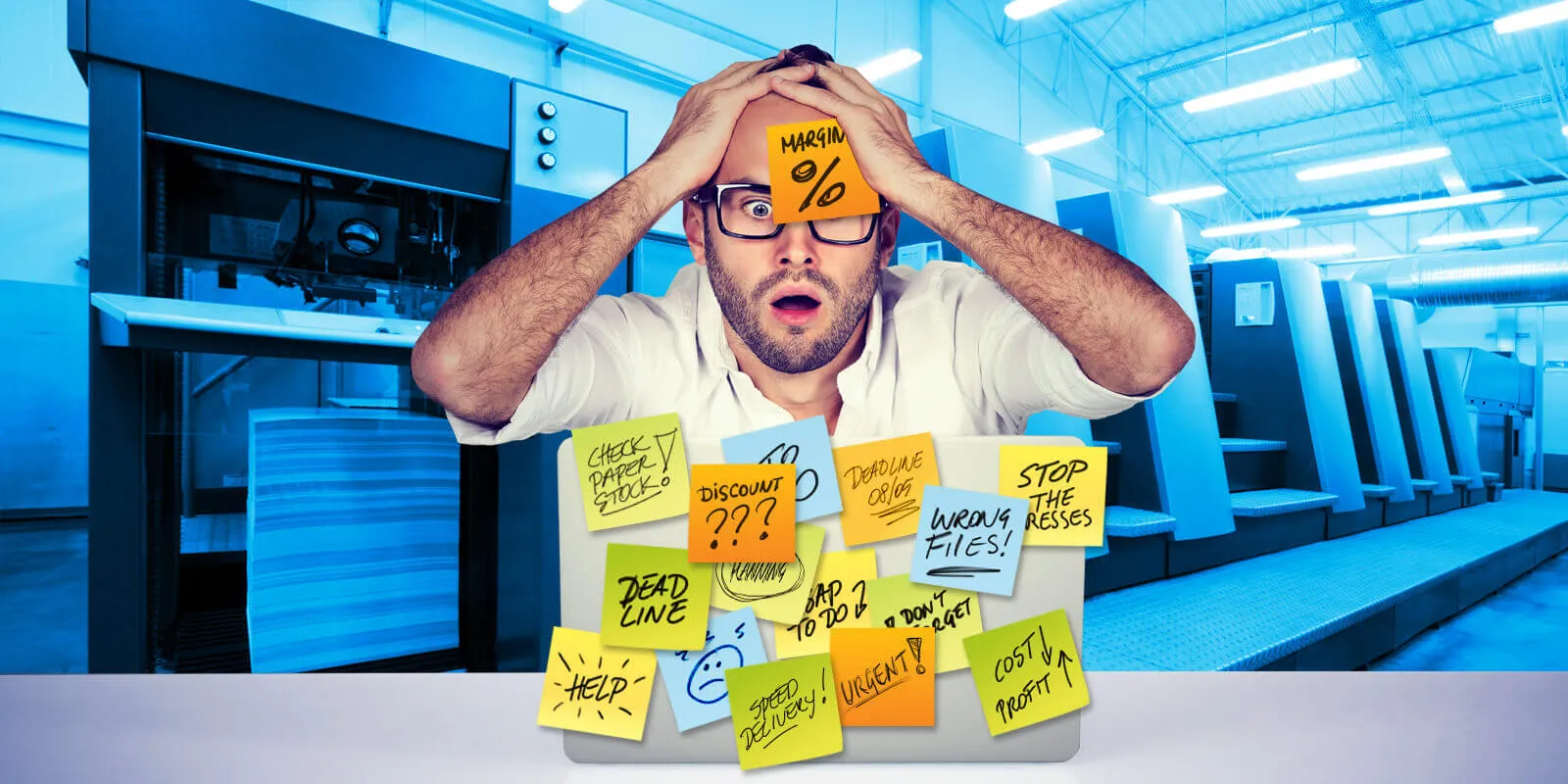 Can you find your way between spreadsheets, job tickets and sticky notes?