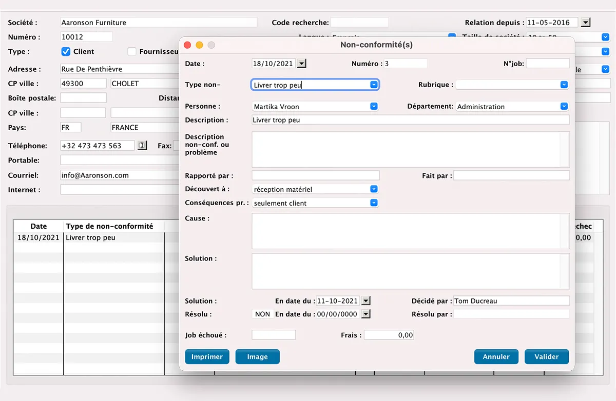 gestion des plaintes in MultiPress