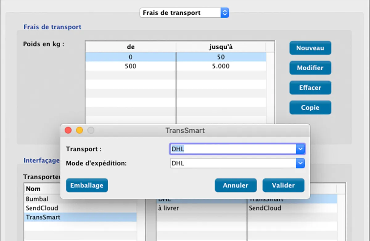 Intégration Transsmart in MultiPress