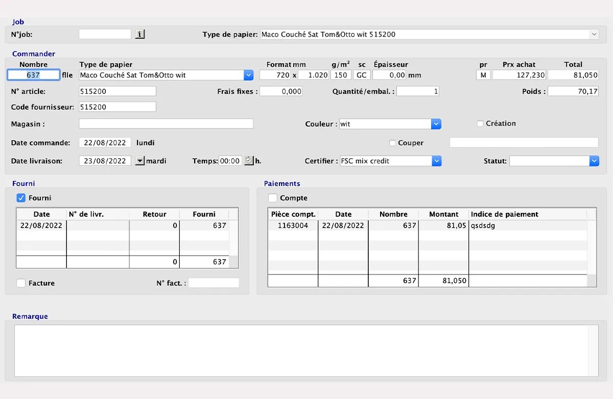 Gestion intelligente des achats dans MultiPress